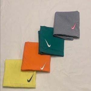 4 Nike Swoosh Logo Bandanas
